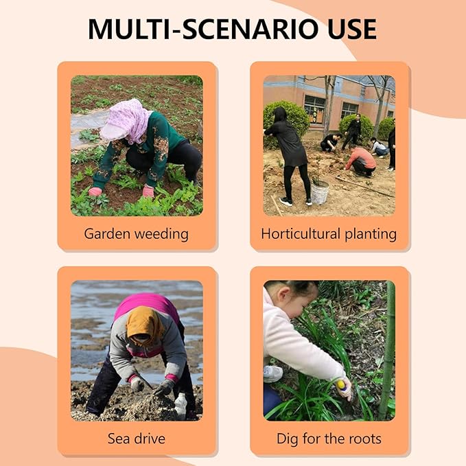 Gardening Pick Axes, Heavy Duty Pick Axe Hand Tool Pickaxe Mattock Hoe with Wooden Handle Mattock Pick Multipurpose Hand Tool for Outdoor﻿