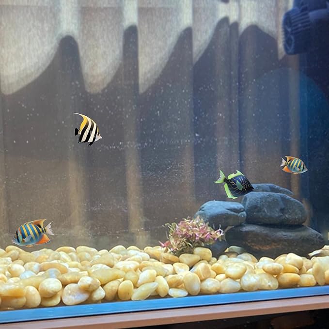 40 lbs Yellow River Rocks for Landscaping, 1-2 Inch Polished Pebbles for Indoor Plants, Decorative Rocks Stones for Fish Tank, Vases, Aquariums, Fountains, Pathways, Backyard and Garden