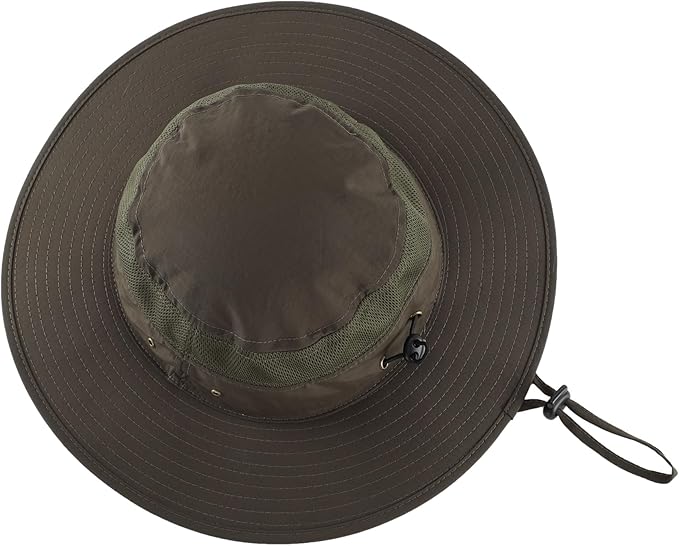 Home Prefer UPF 50+ Men's Sun Hat Wide Brim Bucket Hat UV Protection Hat for Mens Womens Beach Safari Gardening Golf Fishing