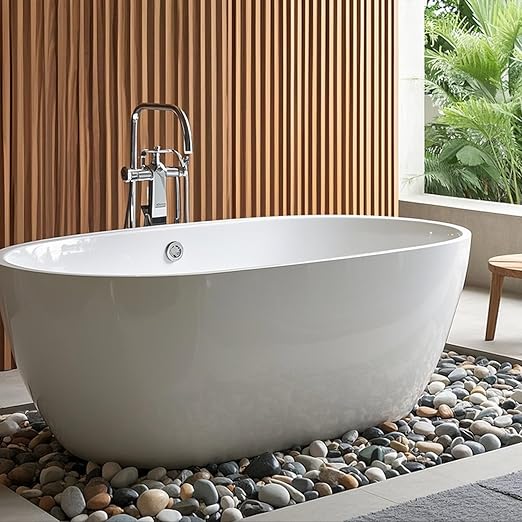 Pebbles for Plants, 5lbs Colorful Pebbles 1-2 Inch Decorative River Rocks for Indoor Planters, High Polished Stones for Vase Filler Fish Tank Landscaping Garden