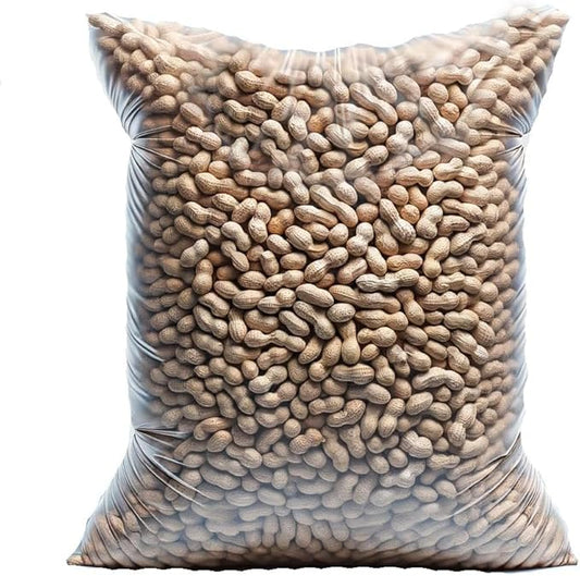 Old Potters Wildlife Peanuts, 50 lbs for Birds, Squirrels, and Wildlife. USA Grown Non-GMO, Organic Small Farm, Raw in-Shell Peanuts. Wildlife Grade. (in-Shell, 50 lbs)