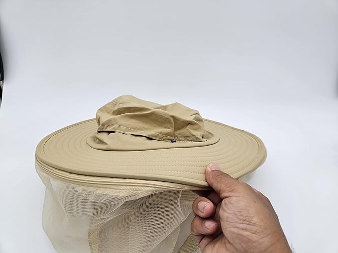 Mosquito Head Net Hat, Providing a Physical Barrier to Help Keep Mosquitoes and Bugs Away from Your Face