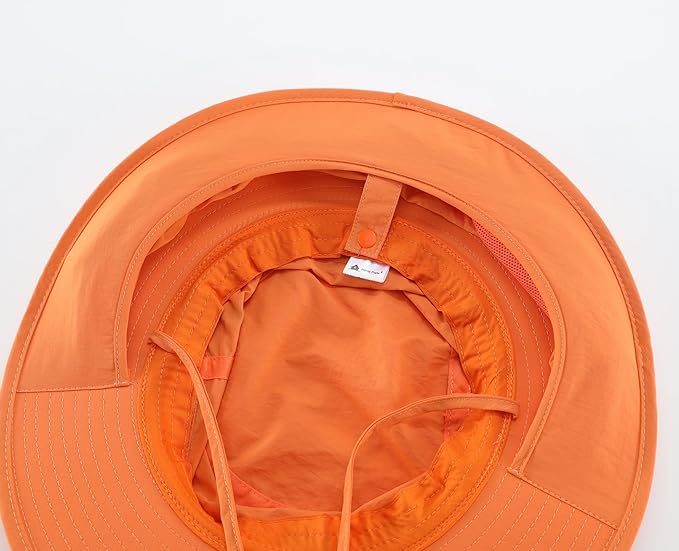 Home Prefer UPF50 Mens Sun Hat with Neck Flap Quick Dry UV Protection Cap Womens Wide Brim Fishing Hat Neck Flap Beach Garden