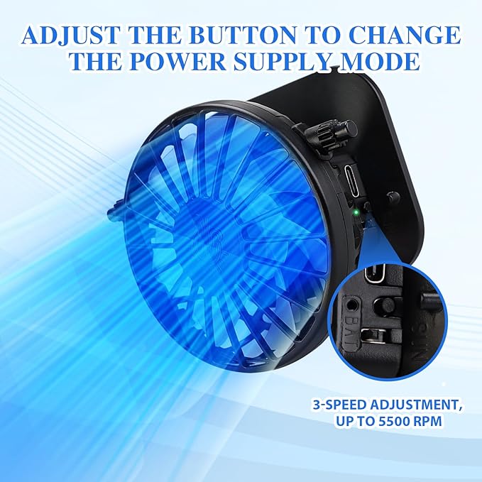 Wide Brim Sun Hat with Fan - Solar Fan Hat, Hat with Solar Fans Built in, Large Fishing Hat with Fans for Men, for Outdoor Hiking Camping Fishing Garden, Dark Gray Camouflage