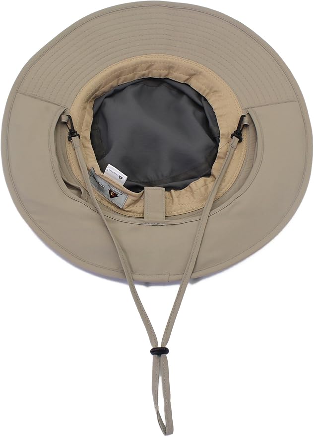 Home Prefer UPF50 Mens Sun Hat with Neck Flap Quick Dry UV Protection Cap Womens Wide Brim Fishing Hat Neck Flap Beach Garden
