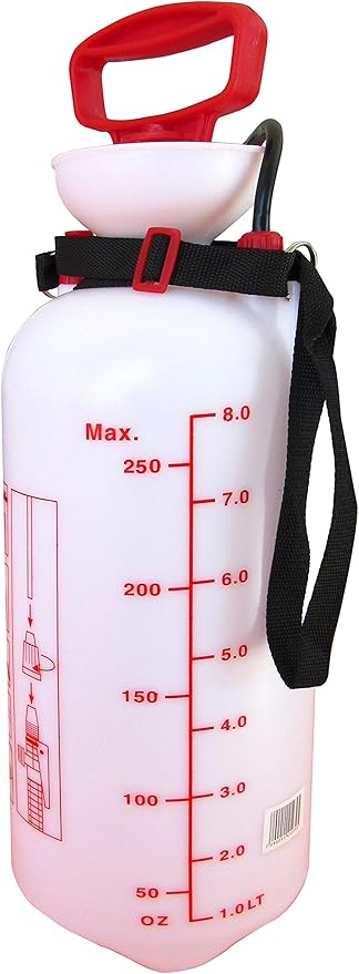 TABOR TOOLS 2.0 Gallon Lawn and Garden Pump Pressure with Pressure Relief Valve, Adjustable Shoulder Strap, and Adjustable Wand Nozzle (2.0 Gallon, Yellow Wand). N80A.