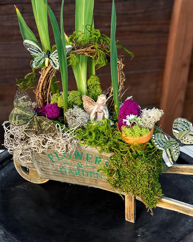 SuperMoss (23311) Elegant Decorative Mixed moss, MultiColor, 120 cu.in., white