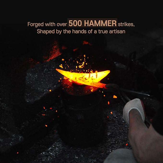 Left-Handed GANGDONG Homi Korean Hand Hoe – Premium All-in-One Gardening Tool for Weeding, Digging, Planting & Cutting – Hand-Forged Heavy-Duty Blade – Ideal Gift for Gardeners & Farmers