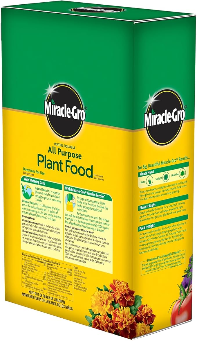 Miracle-Gro Water Soluble All Purpose Plant Food 12.5 lb.