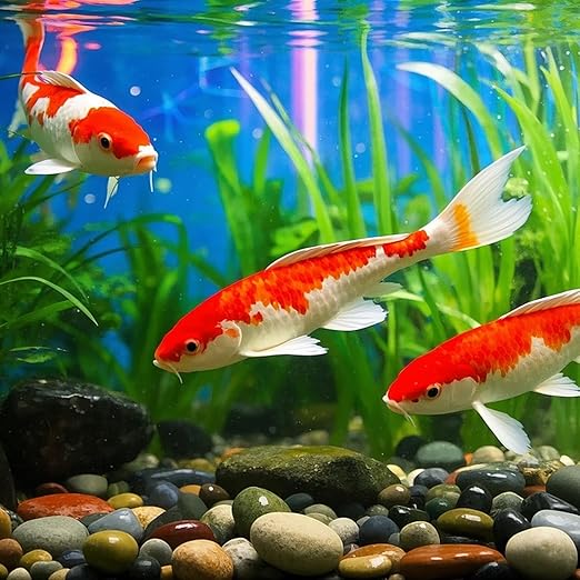 River Rocks for Landscaping, 20lbs Colorful Pebbles for Indoor Plants, 1-2 Inch Decorative Rocks for Planters, High Polished Stones for Vase Filler Fish Tank Garden