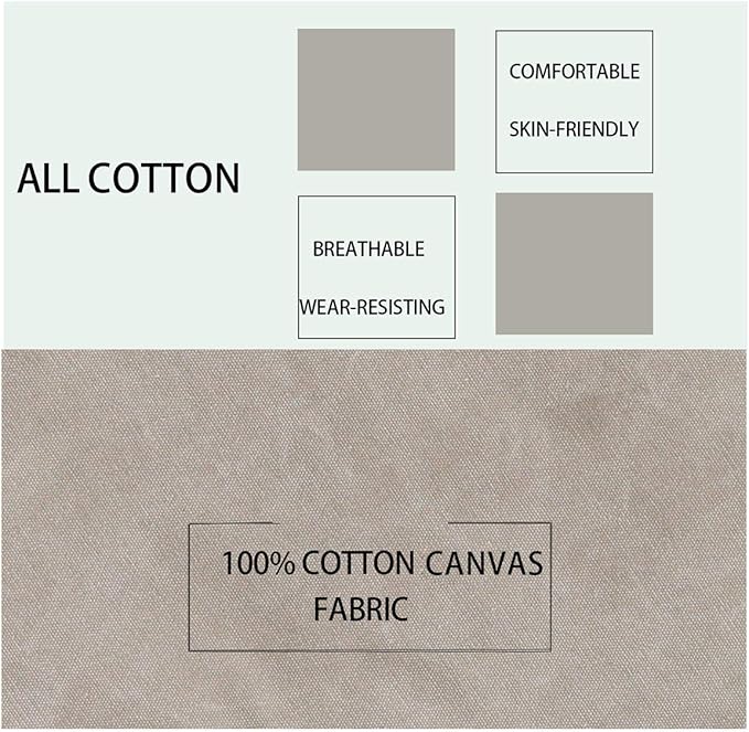 No-Tie Canvas Apron Heavy-Duty 16OZ Work Apron with Front Pocket Extra Long Straps Adjustable M–XXL