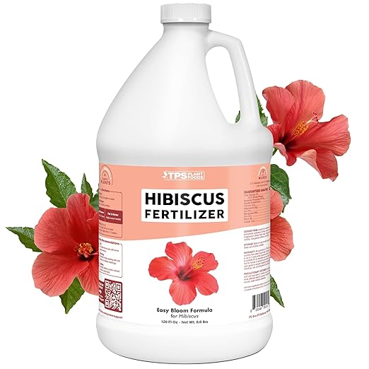 TPS NUTRIENTS Hibiscus Fertilizer for Tropical and Flowering Plants, Liquid Plant Food, 1 Gallon (128 oz)