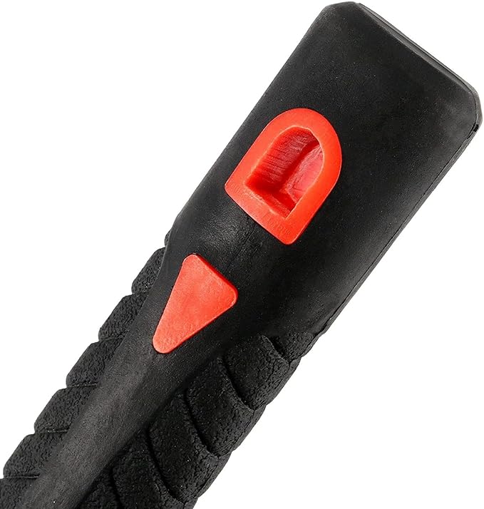 15 Inch Pick Mattock Hoe, Forged Steel Weeding Pick Axe with Fiberglass Long Handle Garden Tool for Digging, Gardening, Camping, Prospecting, Construction Work