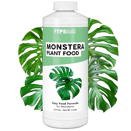 Monstera Plant Food for Monsteras and Philodendrons, Tropical Houseplant Liquid Fertilizer, 32 oz (1 Quart)
