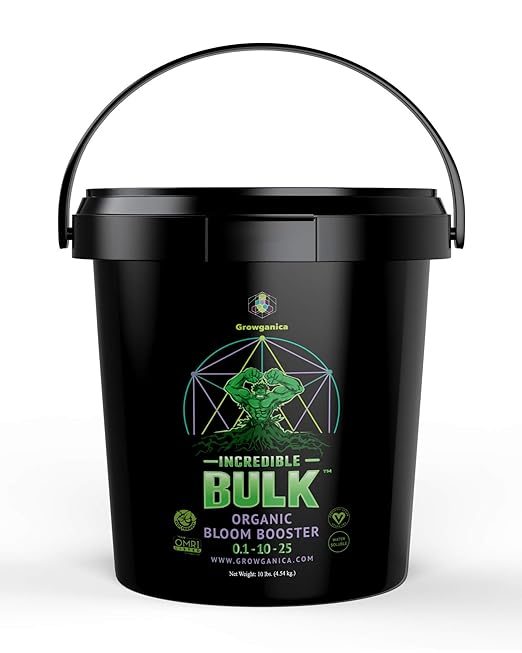 Organic Bloom Booster, Incredible Bulk 0.1-10-25. Natural Plant Food (10lb)