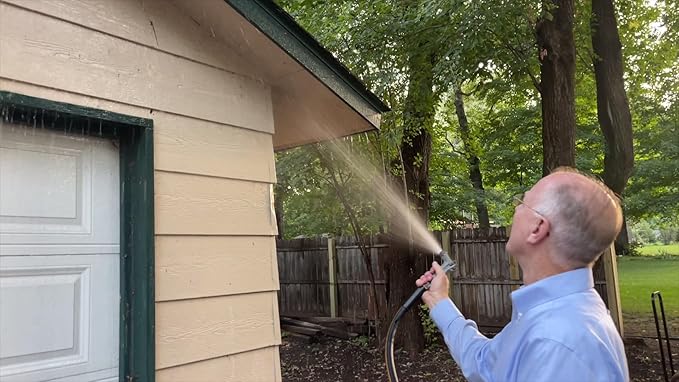 Atlantic Heavy Duty Garden Hose 3 ft x 5/8 Inch Black Color, Short Connection Leader Hose with Solid Brass Connectors (3 Feet)