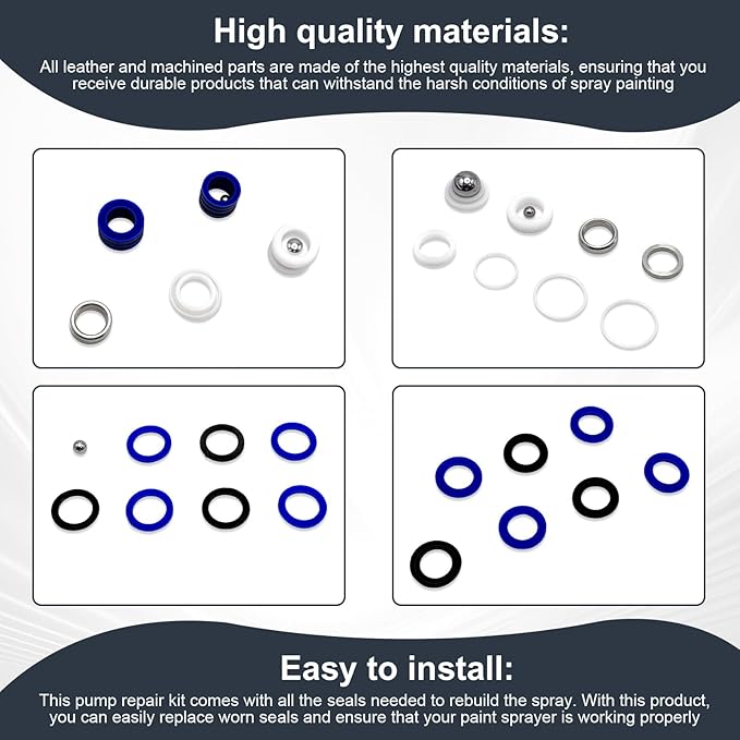248213 Pump Repair Kit for Graco1095 1595 5900 10000 Airless Paint Sprayer Aftermarket