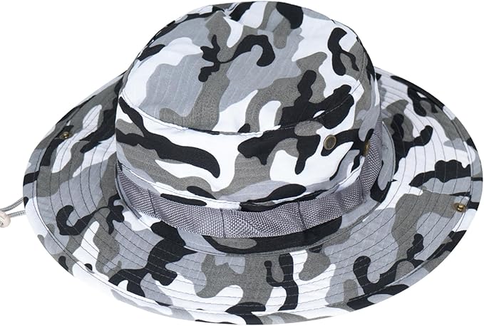 Sun Hats for Men Women Boonie Hat UPF 50+ Bucket Hat Wide Brim UV Protection Fishing Hiking Safari Outdoor Hats