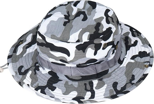Sun Hats for Men Women Boonie Hat UPF 50+ Bucket Hat Wide Brim UV Protection Fishing Hiking Safari Outdoor Hats