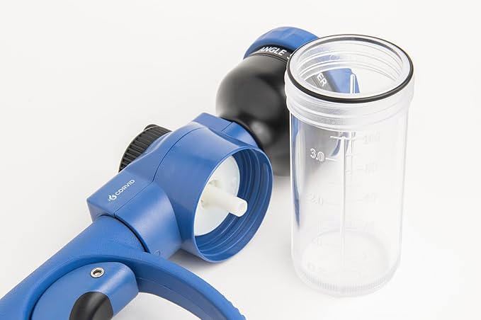 Adjustable Nozzle with Soap Dispenser, 8-Pattern Spray Hose Nozzle for Cleaning Cars, House, and Pets - Lightweight Plastic Design