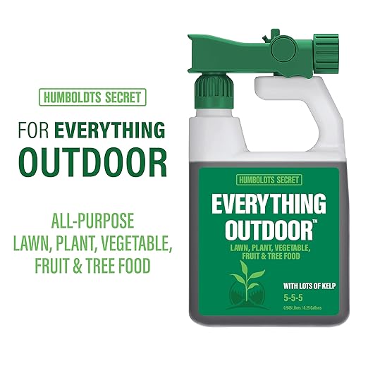 Humboldts Secret Everything Outdoor Plant Food - 5-5-5 Liquid Fertilizer with Kelp - All Purpose Plant, Vegetable, Fruit Tree and Lawn Fertilizer (32 Ounce)