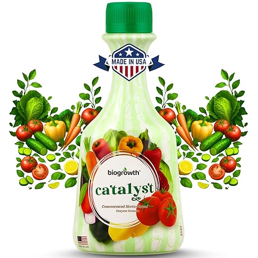 Concentrated Liquid Enzyme-Based Organic Fertilizer(8.45oz) Organic Plant Food & Gardening Fertilizer-Enhances Root Development Ideal for Indoor & Outdoor Plants & Vegetables(1-0-1)