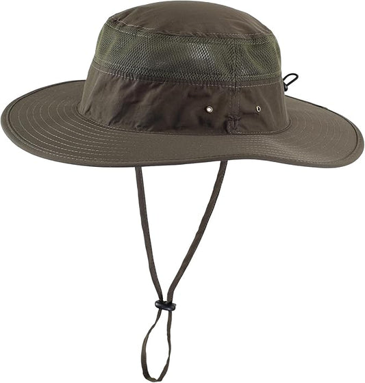 Home Prefer UPF 50+ Men's Sun Hat Wide Brim Bucket Hat UV Protection Hat for Mens Womens Beach Safari Gardening Golf Fishing