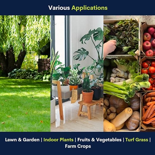 10-10-10 Complete Lawn & Garden Granular Fertilizer with Micronutrients – Balanced NPK Plant Food for Soil Health, Blooms & Roots – Safe for Vegetables, Fruits, Lawns (5 Pounds)