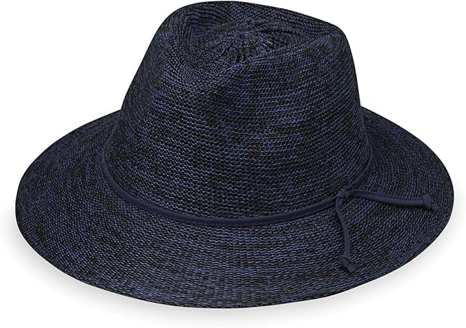 Wallaroo Hat Company Women’s Victoria Fedora – UPF 50+ UV Protection, Wide Brim, Medium Size, Packable & Adjustable Sun Hat