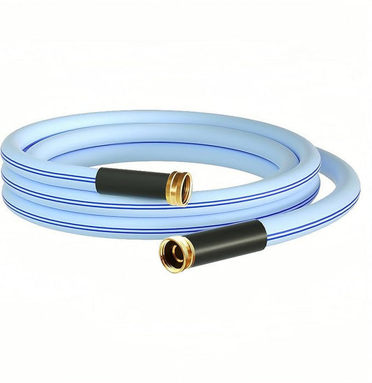 Atlantic Female to Female Heavy Duty Garden Hose 10 ft x 5/8 Inch Blue, Short Hose Reel Connection Leader Hose.