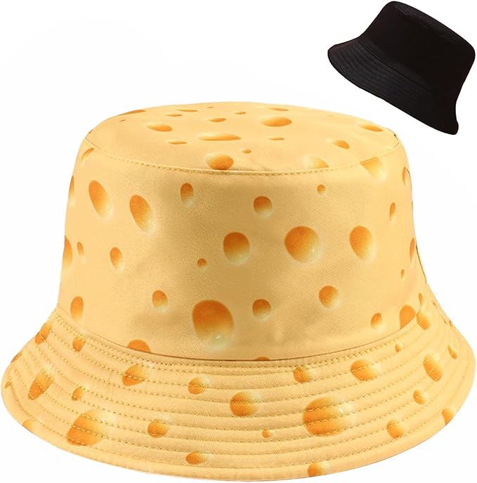 Malaxlx Bucket Hat Beach Sun Hat Fishing Hat for Women Men, Outdoor Travel Reversible Double Side Wear Fisherman Hat