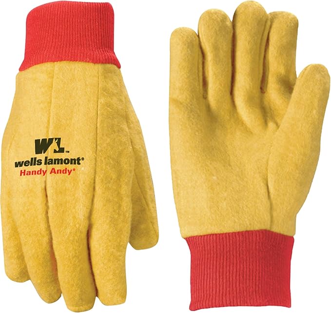 Wells Lamont Men's Work Gloves, Handy Andy Gold Gloves