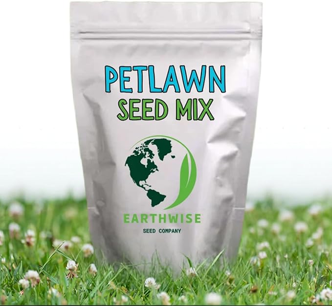 Earthwise PetLawn Seed Mix - 1/2 lb - Covers 200 sq. ft. (Bare) / 500 sq. ft. (overseed)