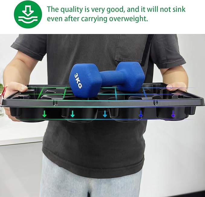 12 Cell Round Nursery Trays Thickened Durable Seedling Pots Shuttle Carrying Trays for Holding 4 inch Pots (16.85" 12.6", 5-Pack)