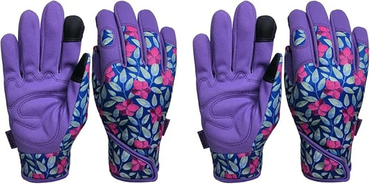 Thorn Proof&Puncture Resistant Gardening Gloves with Grip,Garden Glove for Women, Leather Yard Work Gifts