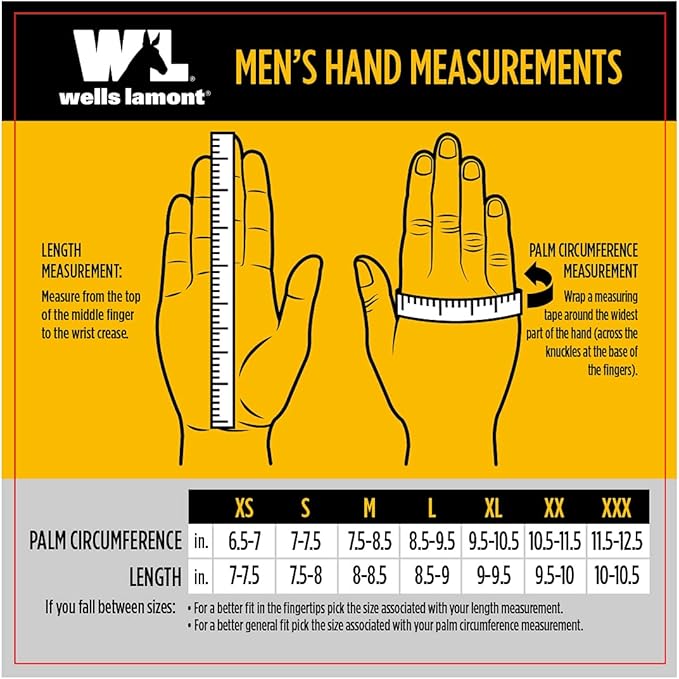 Wells Lamont Men's Work Gloves, Handy Andy Gold Gloves