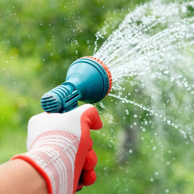 COOLJOB 2 Pairs Gardening Gloves for Women Ladies, Breathable Rubber Coated for Yard Garden, Outdoor Indoor Protective Work with Grip, Small Size, Red & Green