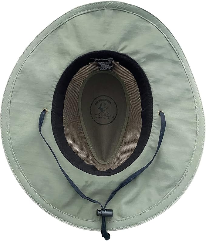 Mesh Crown Safari Men's Sun Hat, 3" Brim, Adjustable Chin Cord, UPF (SPF) 50+ Sunhat Protection