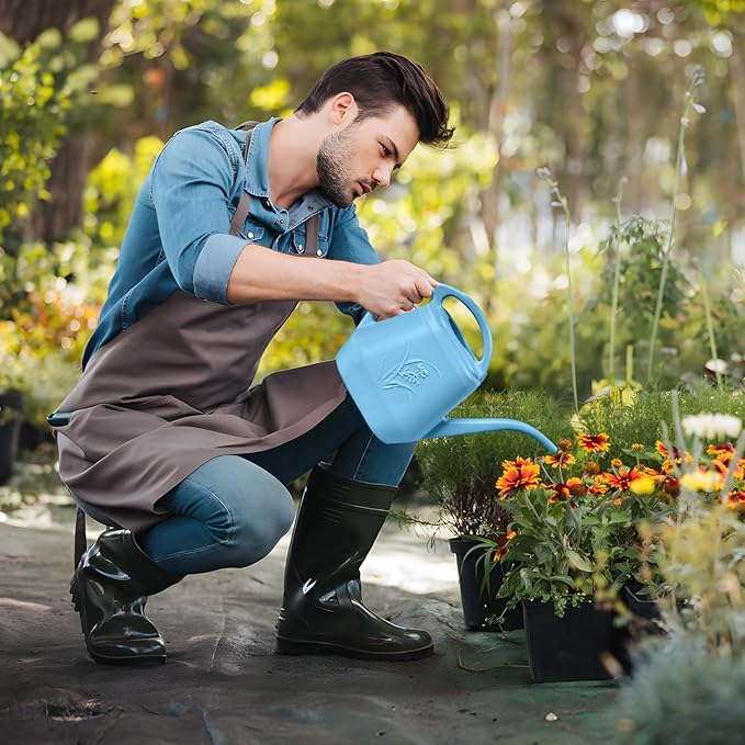 Plastic Watering Can - SkyBlue Color - 1 Gallon
