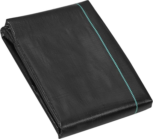 VEVOR Weed Barrier Landscape Fabric, 3*100FT Heavy Duty Garden Weed Fabric, Woven PP Weed Control Fabric, Driveway Fabric, Geotextile Fabric for Landscaping, Ground Cover, Weed Blocker Weed Mat, Black