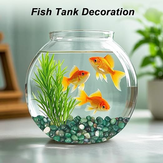 Rocks for Plants Indoor,Landscaping Pebbles, River Rocks Decorative Ornamental Pebbles Garden Landscaping Stones, DIY Smoothed Rocks for Potted Plant Resin Art Vase Fillers Aquarium Gravel Rocks