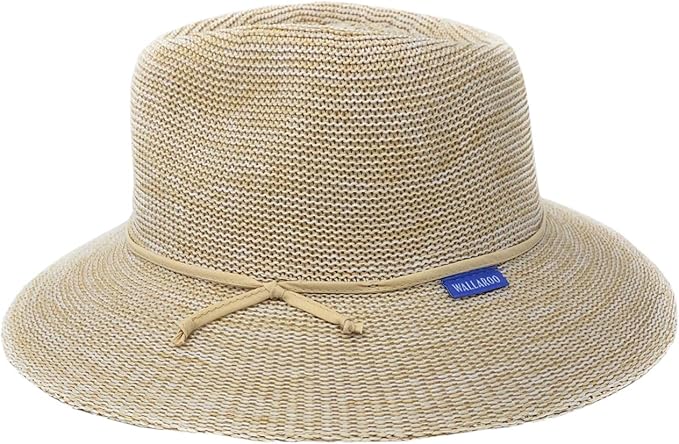 Wallaroo Hat Company Women’s Victoria Fedora – UPF 50+ UV Protection, Wide Brim, Medium Size, Packable & Adjustable Sun Hat