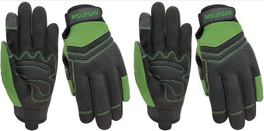 Thorn Proof&Puncture Resistant Gardening Gloves with Grip,Garden Glove for Women, Leather Yard Work Gifts