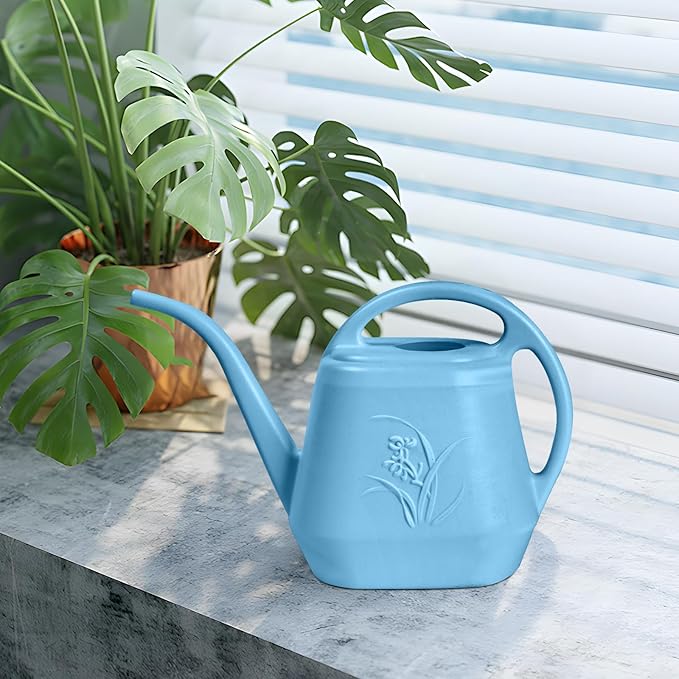 Plastic Watering Can - SkyBlue Color - 1 Gallon