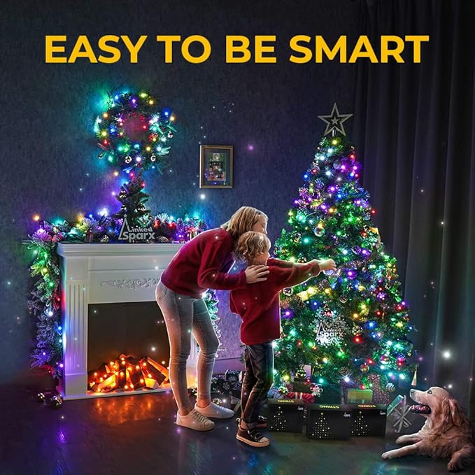 LED Christmas Lights, 300 LED 78.5ft App-Controlled Smart Indoor String Lights with Green Wire, 5 Music Modes for Party Holiday Wedding Decoration