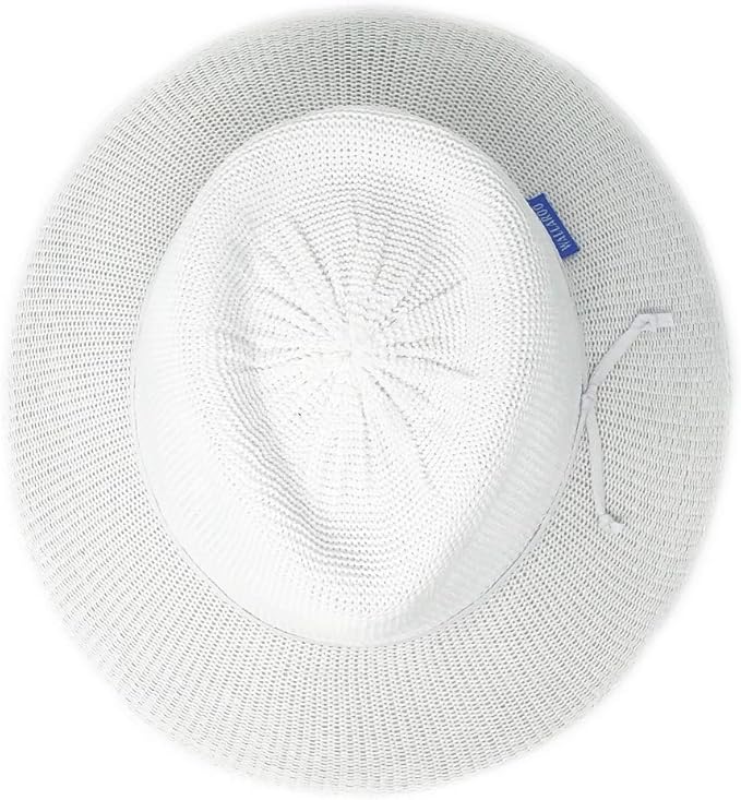 Wallaroo Hat Company Women’s Victoria Fedora – UPF 50+ UV Protection, Wide Brim, Medium Size, Packable & Adjustable Sun Hat