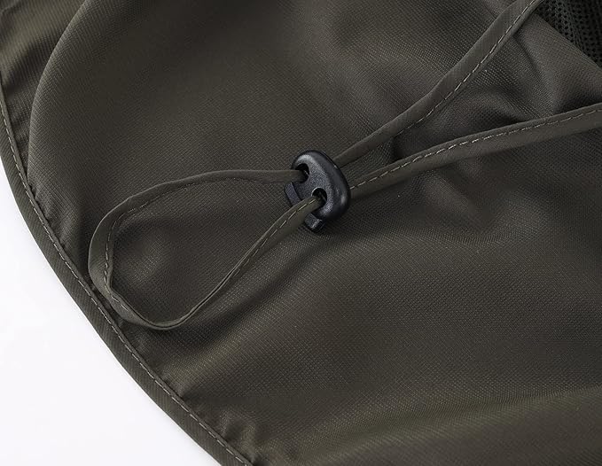 Home Prefer UPF50 Mens Sun Hat with Neck Flap Quick Dry UV Protection Cap Womens Wide Brim Fishing Hat Neck Flap Beach Garden