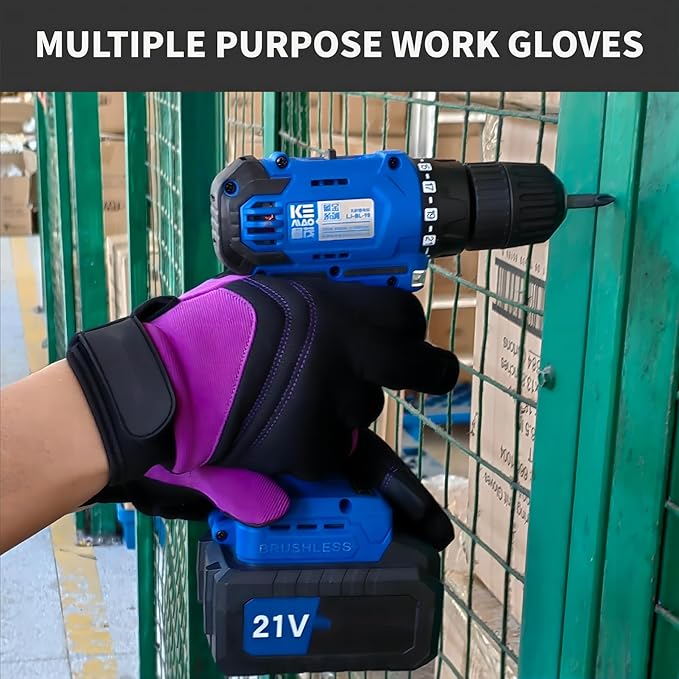Thorn Proof&Puncture Resistant Gardening Gloves with Grip,Garden Glove for Women, Leather Yard Work Gifts