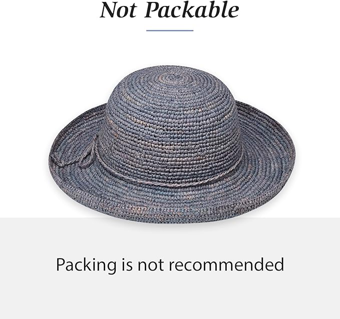 Wallaroo Hat Company – Women’s Catalina Sun Hat – Wide Brim Natural Fiber and Adjustable Sizing for Medium Crown Sizes