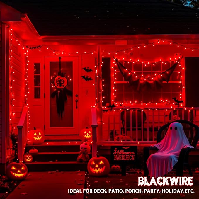 Red Christmas Lights, 13FT 50 Count Incandescent Mini String Lights with Green Wire, UL Certified Connectable Valentine's Day Lights for Indoor Outdoor Garland Party Xmas Holiday